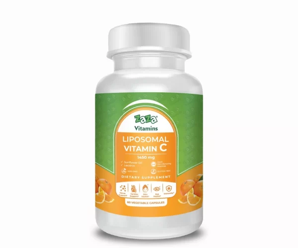 Vitamin C 60 Liposomal VEGETABLE CAPSULES 1450mg